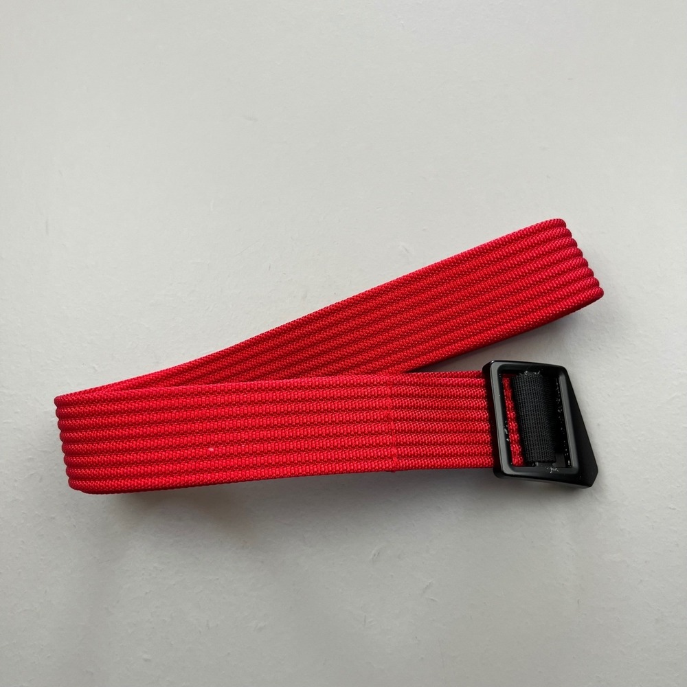 Oobe Web Belt Mens Small Red Nylon Slide Buckle Tactical Utility Accessory